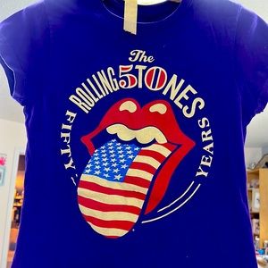 Official Rolling Stones 50 year anniversary T-shirt